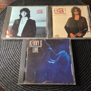 Kenny G CD Lot 3 Albums Duotones Silhouette Live Smooth Jazz Saxophone 80s Music